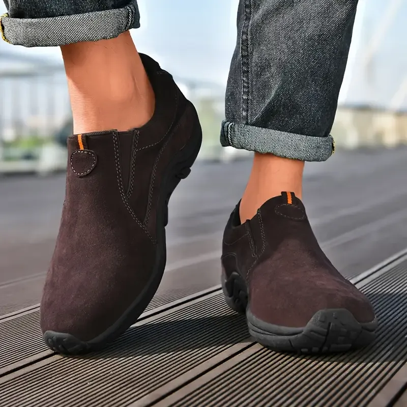 ⏰Last Day 45% OFF 🔥Men's Handmade Genuine Leather Orthopedic Outdoor Warm Snow Boots