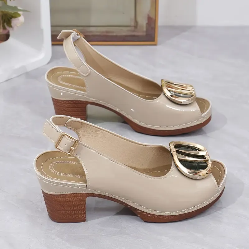 🔥LAST DAY PROMOTION 50% OFF -Women's Solid Color Stylish Sandals