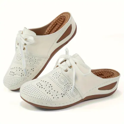 🔥LAST DAY PROMOTION 50% OFF -Women's Casual Wedge Orthopedic Slippers