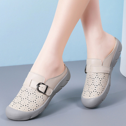 💖Last Day Promotion 60% OFF - Women's Slip-on Leather Soft-soled Shoes