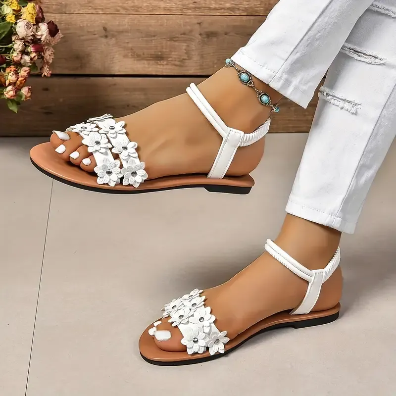 🔥Last Day Promotion 50% OFF - Women's Solid Color Elegant Sandals