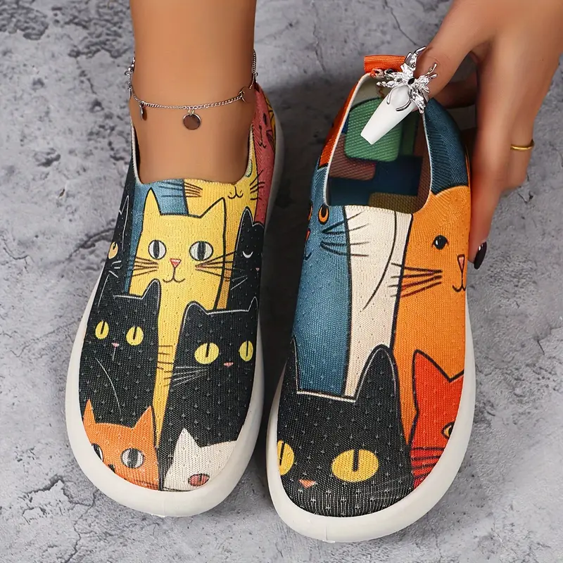 Funny Cat Sneakers – For Cat Lovers Who Seek Comfort and Style 🐾 ! 😺