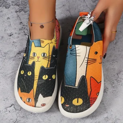 Funny Cat Sneakers – For Cat Lovers Who Seek Comfort and Style 🐾 ! 😺