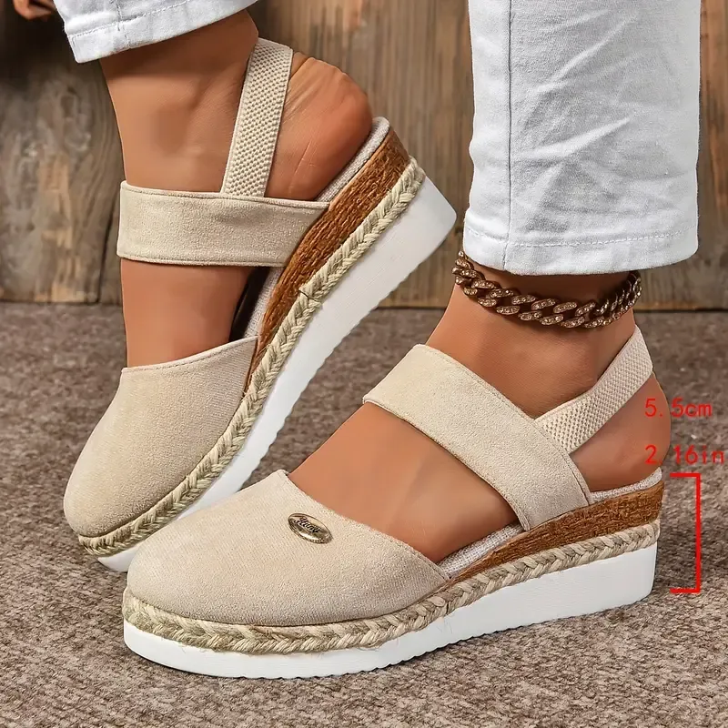 🔥LAST DAY PROMOTION 50% OFF - WOMEN'S LEATHER PLATFORM WEDGE ORTHOPEDIC SANDALS