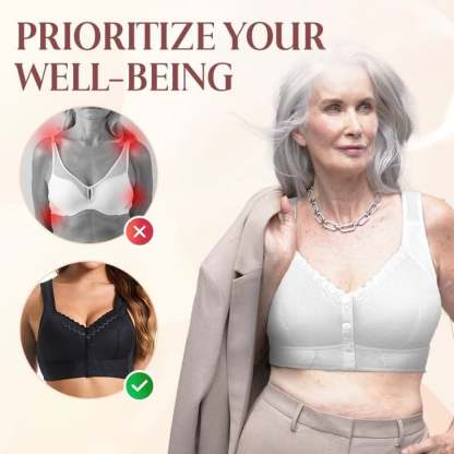 💥Pay 1 Get 3💥Front Closure Breathable Bra for Seniors