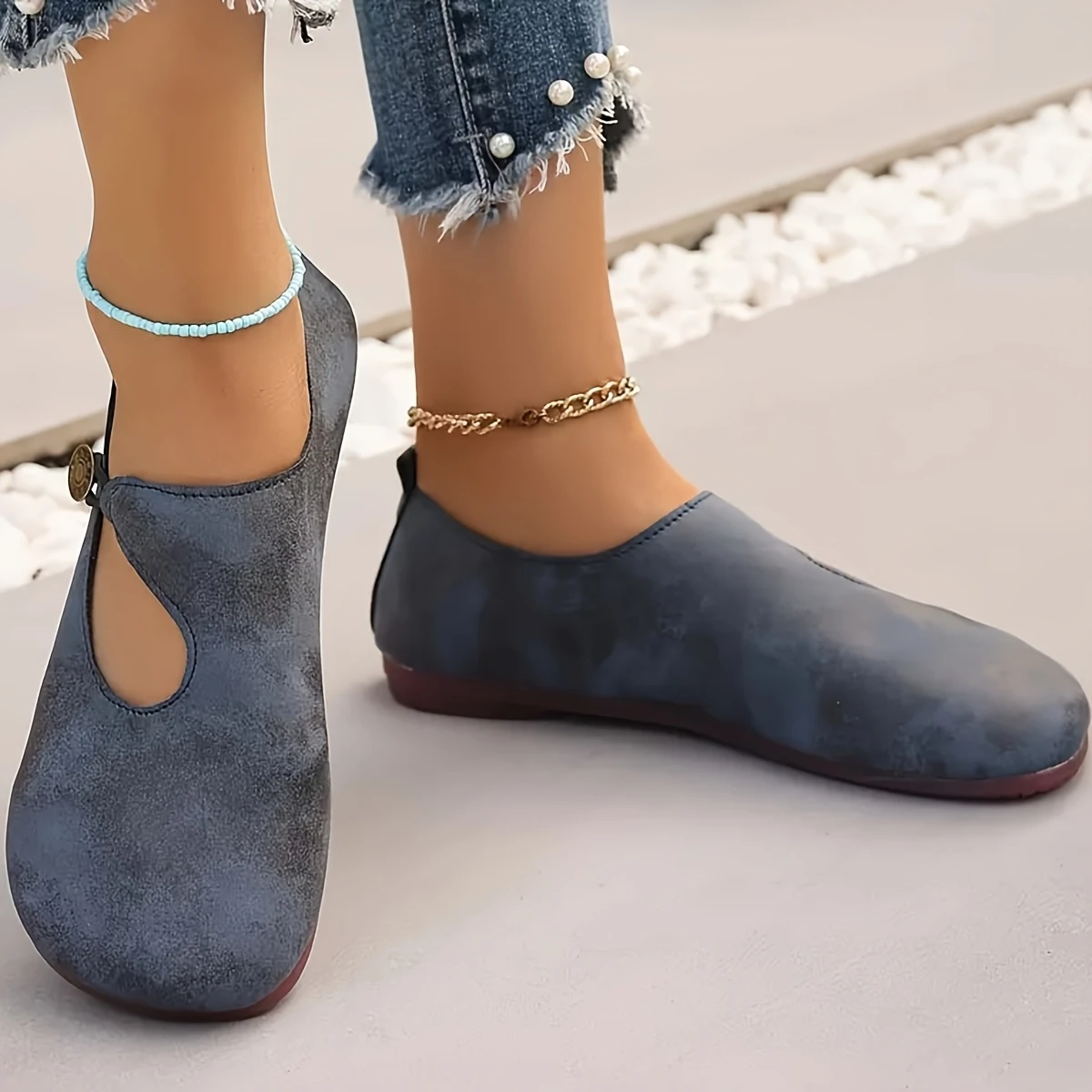 💖Last Day Promotion 60% OFF - Women's leather soft-soled non-slip shoes