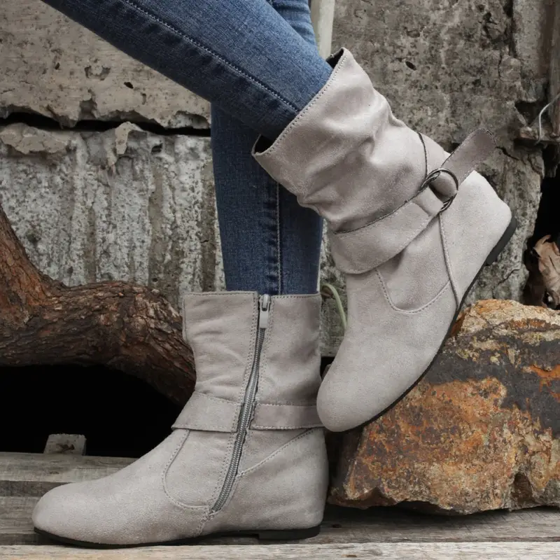 💖Winter Hot Sale 49% OFF💖Mid Calf Slouchy Boots for Women