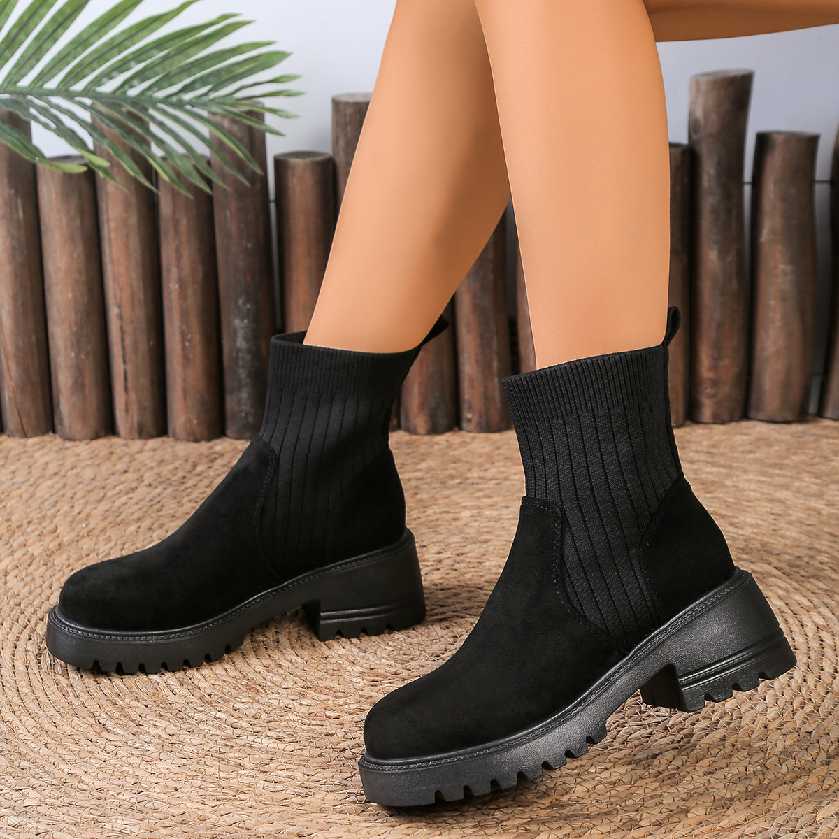 Women's Orthopedic Warm Snow Boots Waterproof Non-Slip Winter Fleece Shoes
