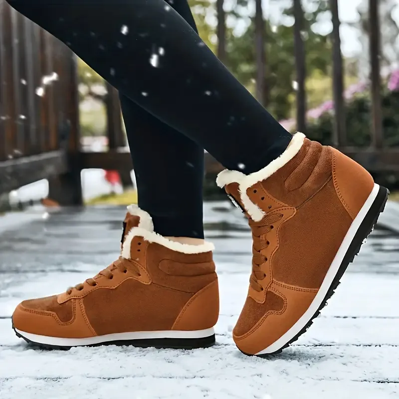 Women's Plush Cotton Sneakers