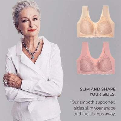 Front Closure 5D Shaping Wire-Free Support Bra
