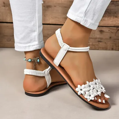 🔥Last Day Promotion 50% OFF - Women's Solid Color Elegant Sandals