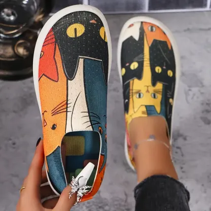 Funny Cat Sneakers – For Cat Lovers Who Seek Comfort and Style 🐾 ! 😺