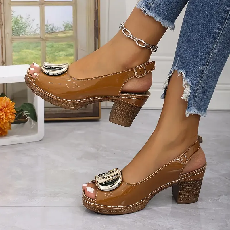 🔥LAST DAY PROMOTION 50% OFF -Women's Solid Color Stylish Sandals