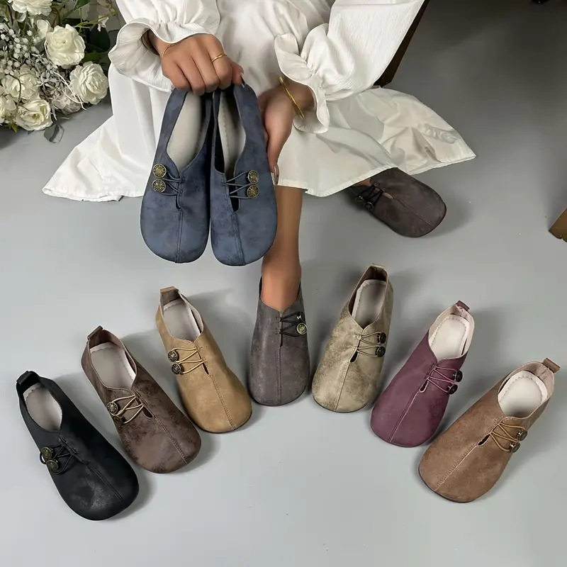   💖Last Day Promotion 60% OFF - Women's leather soft-soled non-slip shoes