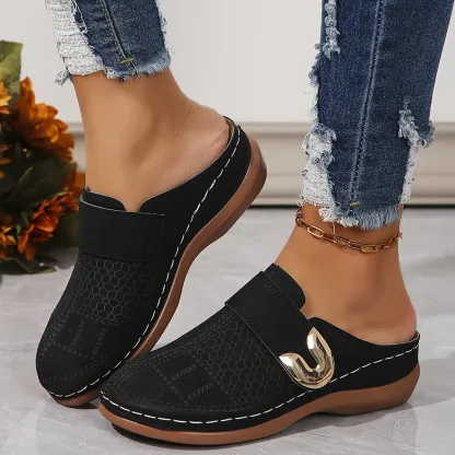 🔥LAST DAY PROMOTION 50% OFF -Women's Casual Wedge Orthopedic Slippers