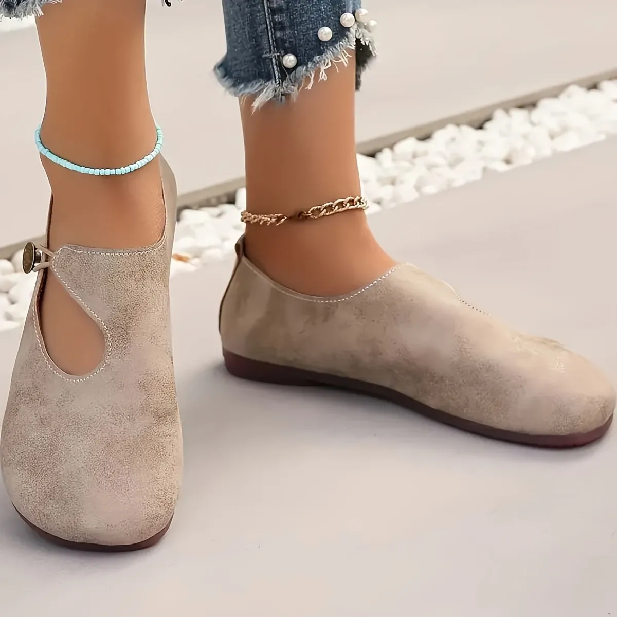 💖Last Day Promotion 60% OFF - Women's leather soft-soled non-slip shoes