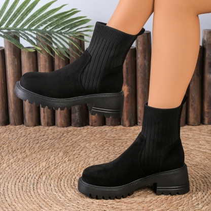 Women's Orthopedic Warm Snow Boots Waterproof Non-Slip Winter Fleece Shoes