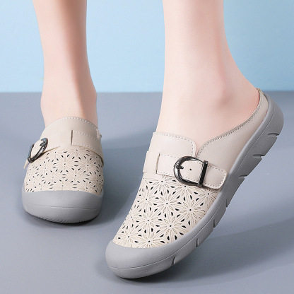 💖Last Day Promotion 60% OFF - Women's Slip-on Leather Soft-soled Shoes
