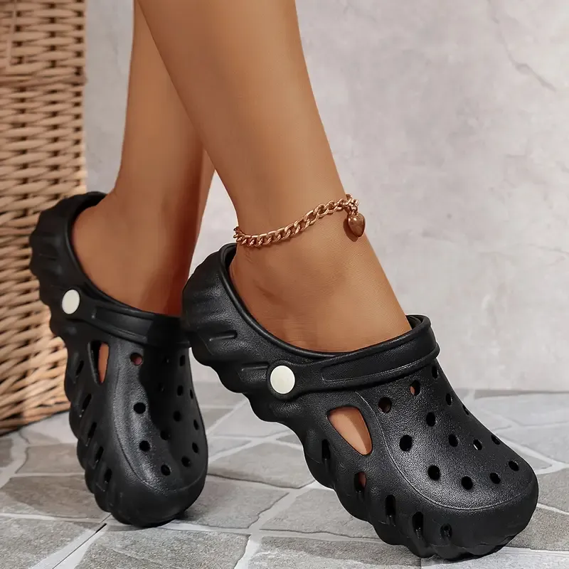 Indoor & Outdoor Solid Color Lightweight Anti-Slip EVA Slide Shoe