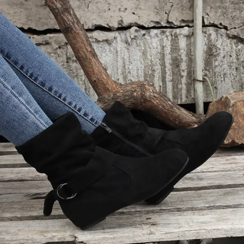 💖Winter Hot Sale 49% OFF💖Mid Calf Slouchy Boots for Women