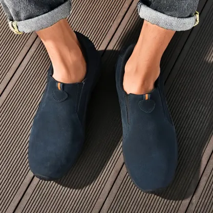 ⏰Last Day 45% OFF 🔥Men's Handmade Genuine Leather Orthopedic Outdoor Warm Snow Boots