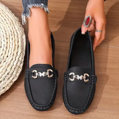 💖Last Day Promotion 60% OFF - Women's Leather Soft-soled Non-slip Shoes