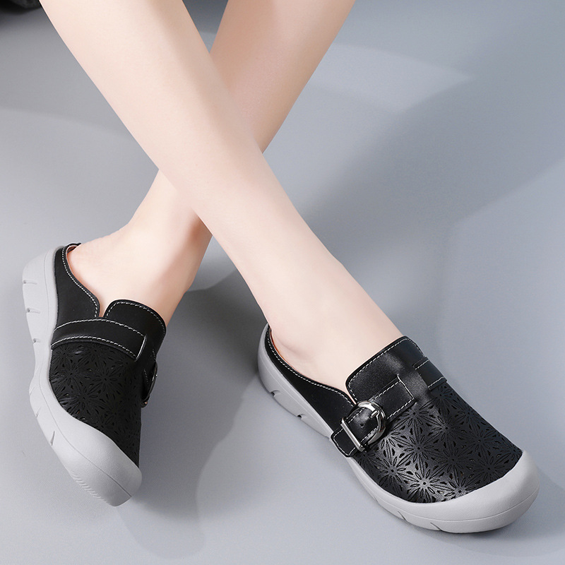 💖Last Day Promotion 60% OFF - Women's Slip-on Leather Soft-soled Shoes