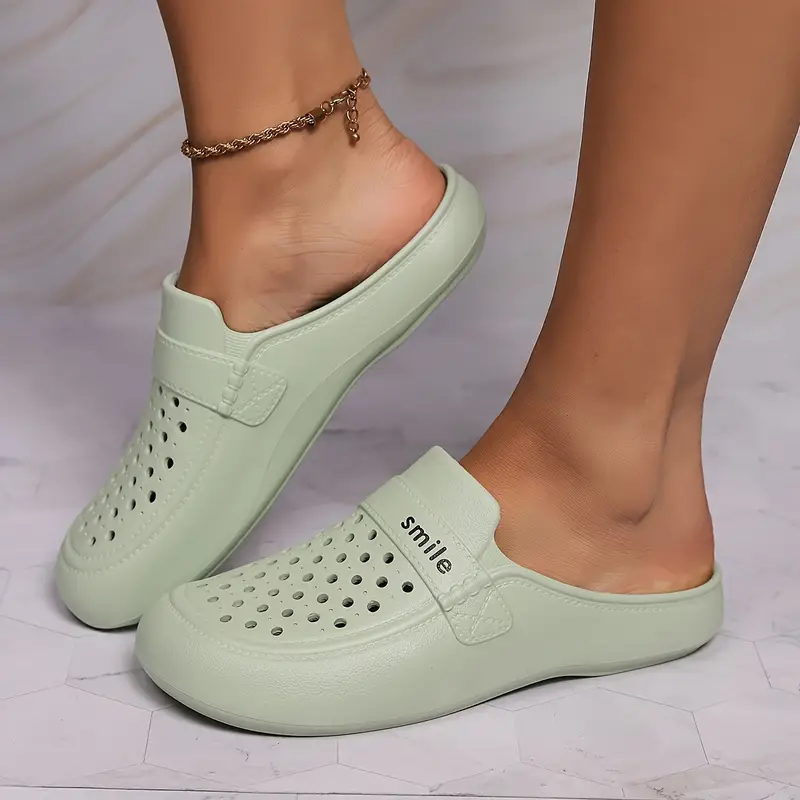 Indoor & Outdoor Solid Color Lightweight Anti-Slip EVA Slide Shoe