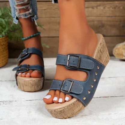   🔥LAST DAY PROMOTION 50% OFF - WOMEN'S PLATFORM WEDGE ORTHOPEDIC SANDALS 