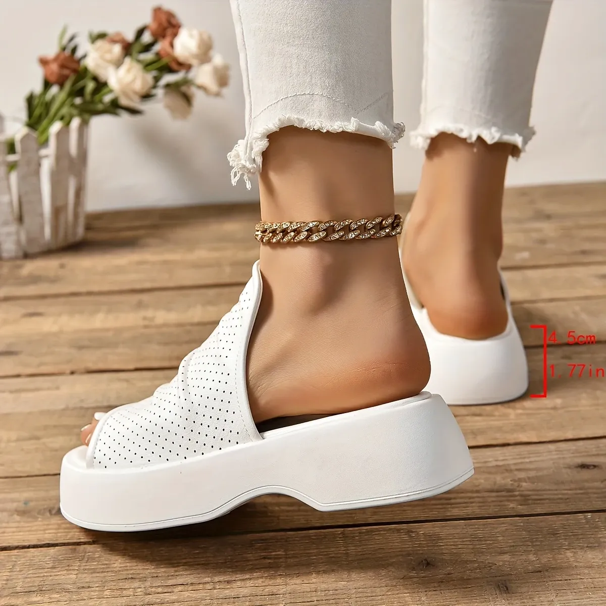 🔥LAST DAY PROMOTION 50% OFF - WOMEN'S PLATFORM LEATHER ORTHOPEDIC SANDALS