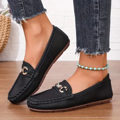 💖Last Day Promotion 60% OFF - Women's Leather Soft-soled Non-slip Shoes