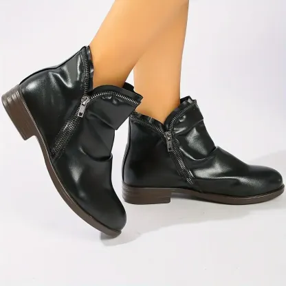 🔥Last Day Promotion 50% OFF - Women's Comfortable Handmade Leather Foot Support Boots