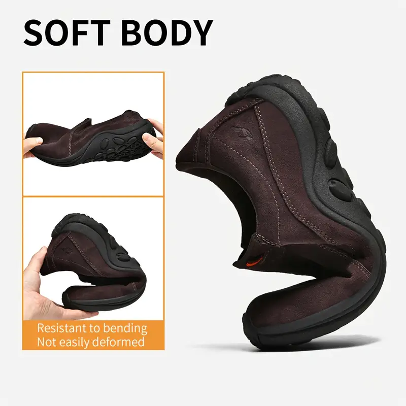 ⏰Last Day 45% OFF 🔥Men's Handmade Genuine Leather Orthopedic Outdoor Warm Snow Boots