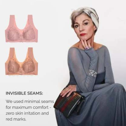 Front Closure 5D Shaping Wire-Free Support Bra