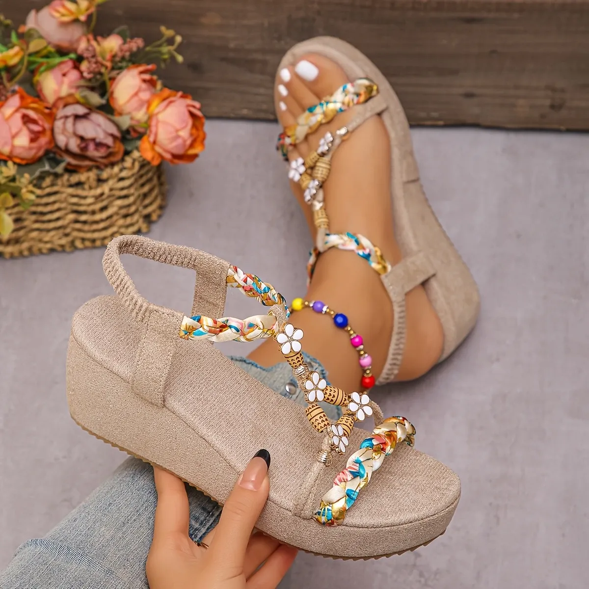 🔥LAST DAY 60% OFF🔥WOMEN'S BOHEMIA WEDGE ORTHOPEDIC SANDALS