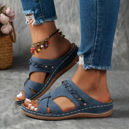 🔥LAST DAY PROMOTION 50% OFF - Women's Hollow Wedge Sandals