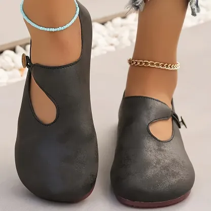 💖Last Day Promotion 60% OFF - Women's leather soft-soled non-slip shoes