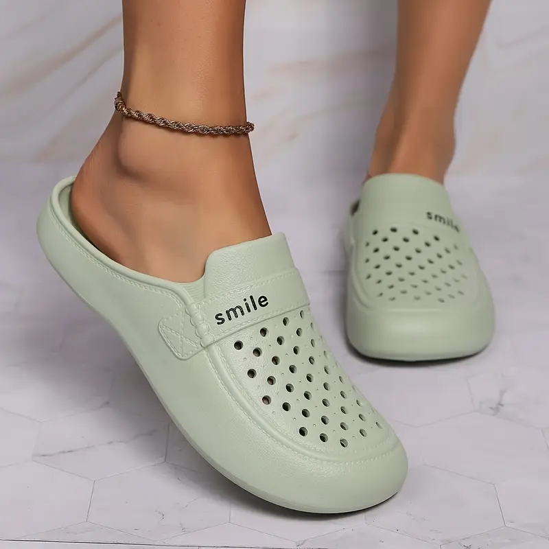 Indoor & Outdoor Solid Color Lightweight Anti-Slip EVA Slide Shoe