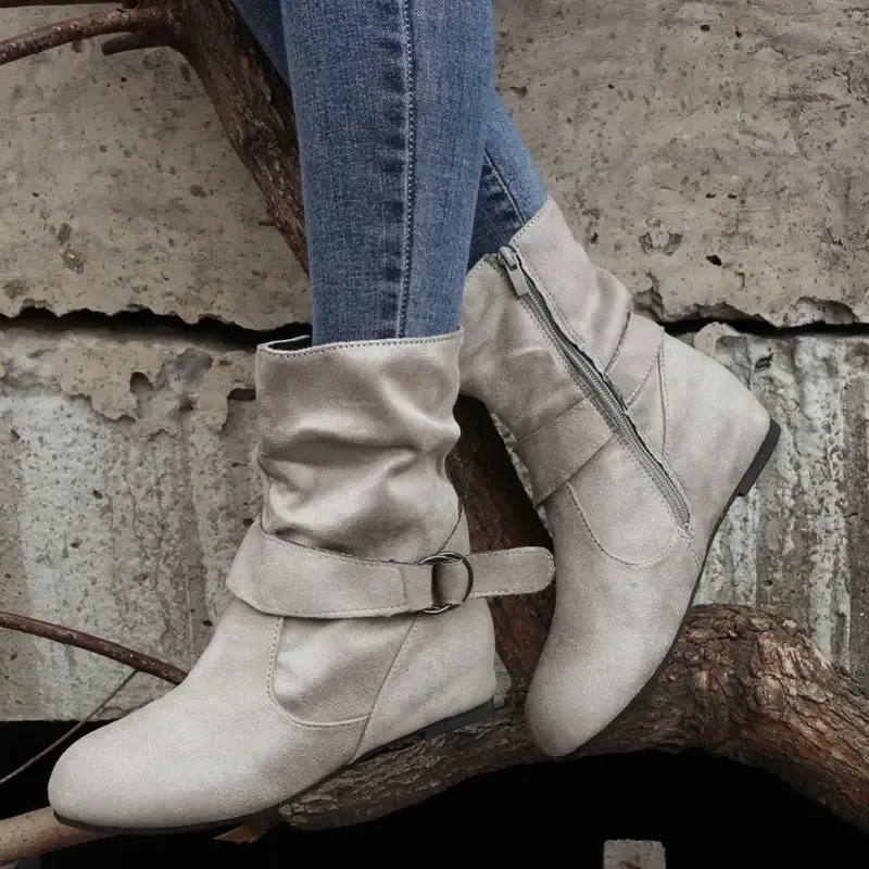 💖Winter Hot Sale 49% OFF💖Mid Calf Slouchy Boots for Women