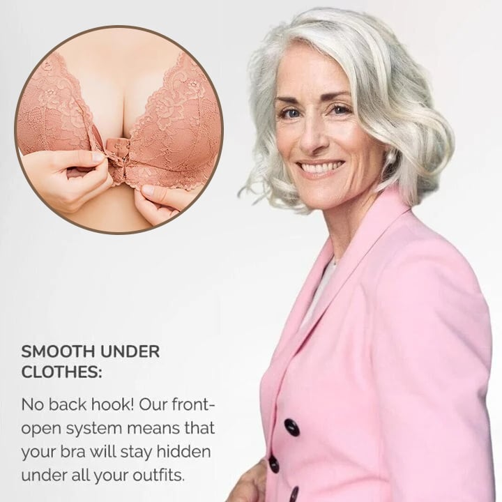 Front Closure 5D Shaping Wire-Free Support Bra