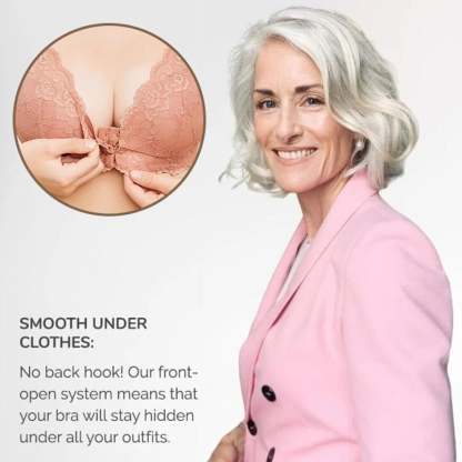 Front Closure 5D Shaping Wire-Free Support Bra