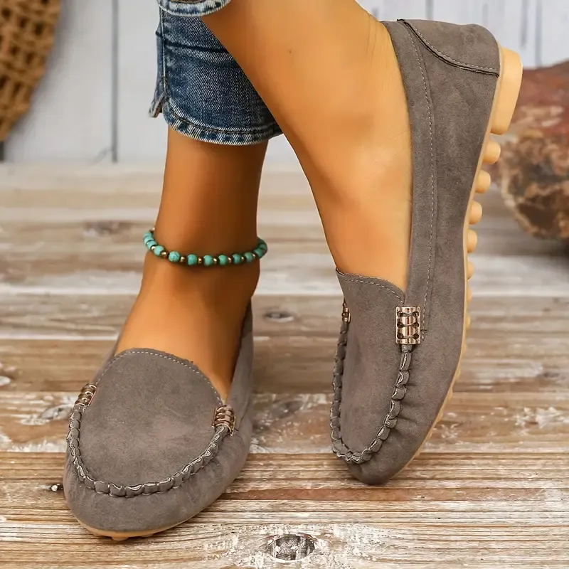 Women's Metal Decor Loafers