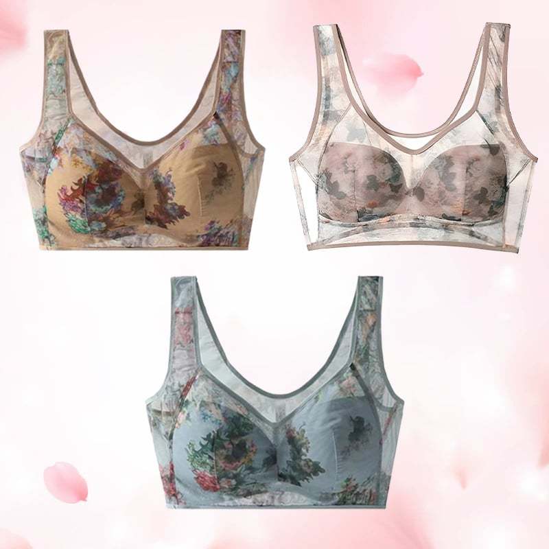 🔥LAST DAY BUY 1 GET 3 PACKS🔥Comfortable lace bra without buttons