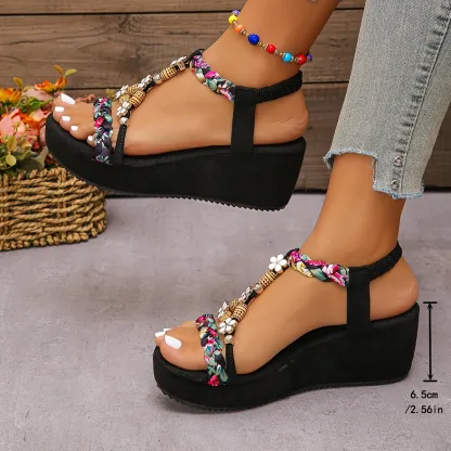 🔥LAST DAY 60% OFF🔥WOMEN'S BOHEMIA WEDGE ORTHOPEDIC SANDALS