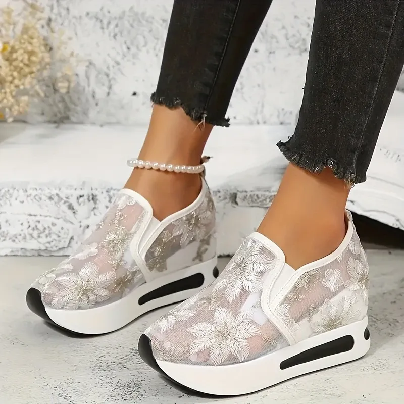 🔥LAST DAY PROMOTION 50% OFF - Women's Sequined Mesh Orthopedic Sneakers