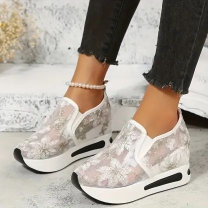 🔥LAST DAY PROMOTION 50% OFF - Women's Sequined Mesh Orthopedic Sneakers
