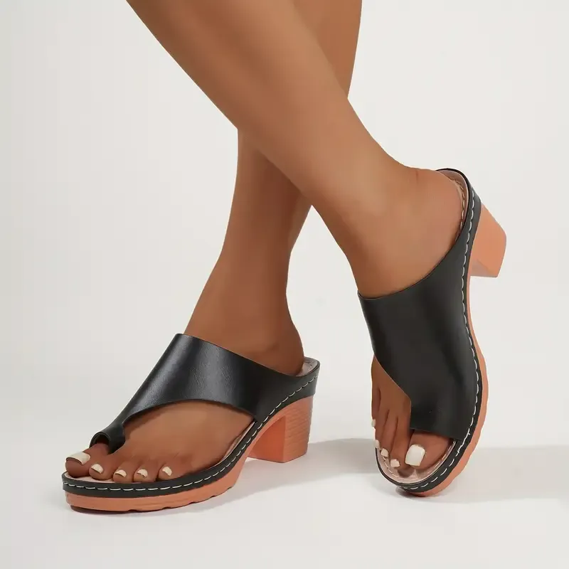 🔥Last Day Promotion 50% OFF - Women's Fashion Hollow High Heel Chunky Heel Sandals