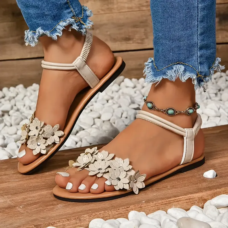 🔥Last Day Promotion 50% OFF - Women's Solid Color Elegant Sandals