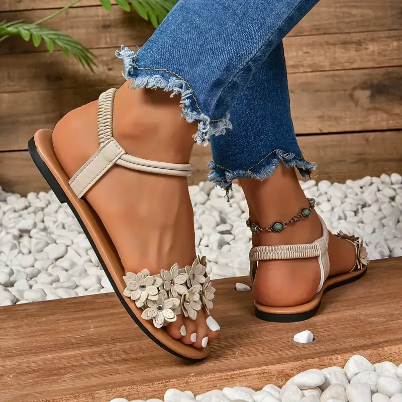 🔥Last Day Promotion 50% OFF - Women's Solid Color Elegant Sandals