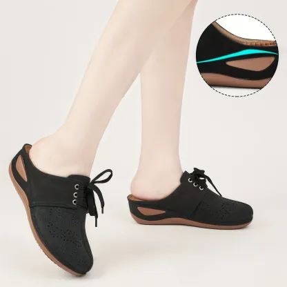 🔥LAST DAY PROMOTION 50% OFF -Women's Casual Wedge Orthopedic Slippers